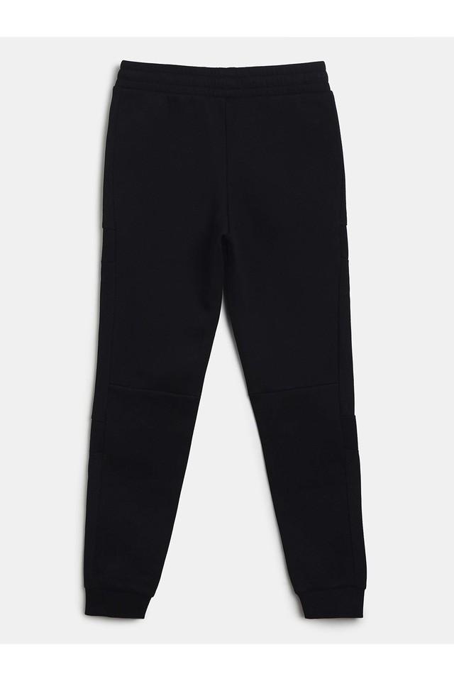 Polyester Cotton Men Black Long-lasting Regular Solid Slim Fit Track Pants  at Best Price in Agra | Karan Traders