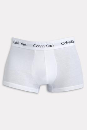 Solid Cotton Stretch Men's Trunks