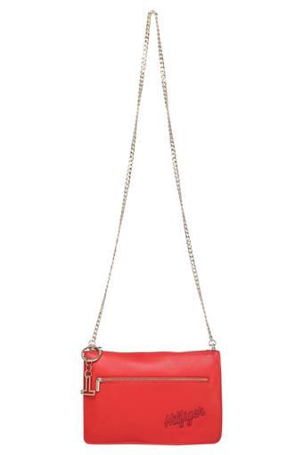 tommy hilfiger red sling bag