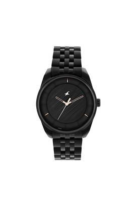 Buy FASTRACK Mens FT Stunners Black Dial Leather Analog Watch