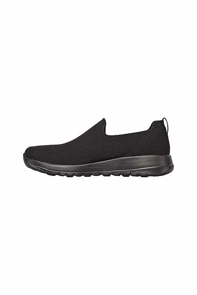 Skechers mens black casual clearance shoes