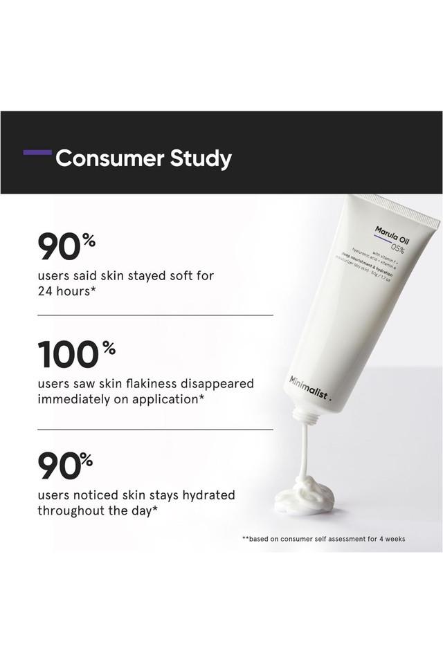 Buy MINIMALIST 5 Marula Oil Face Moisturizer for Dry Skin Shoppers Stop