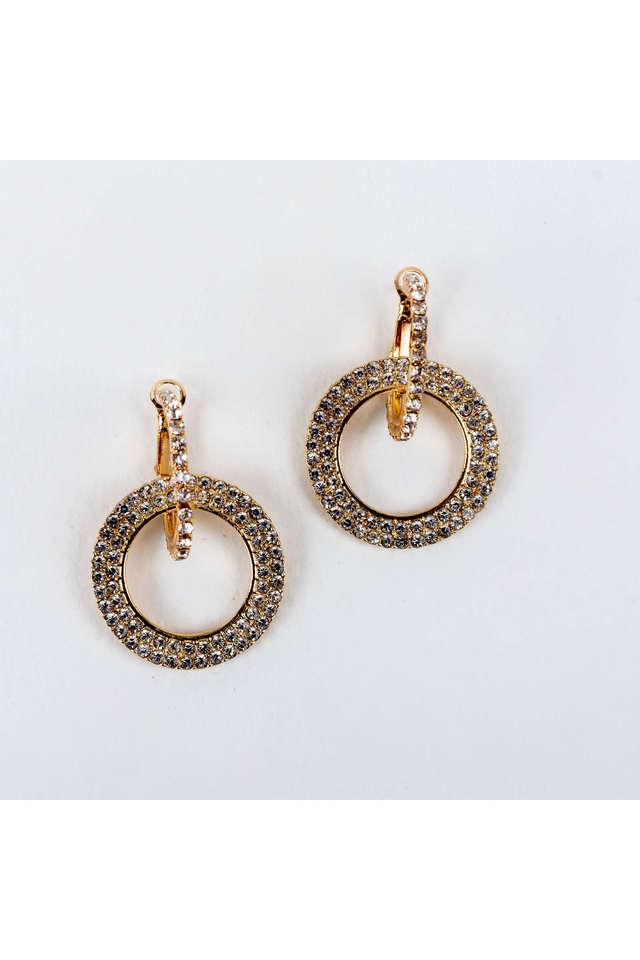 925 Sterling Silver Earrings Round Scroll Hanging Danglers