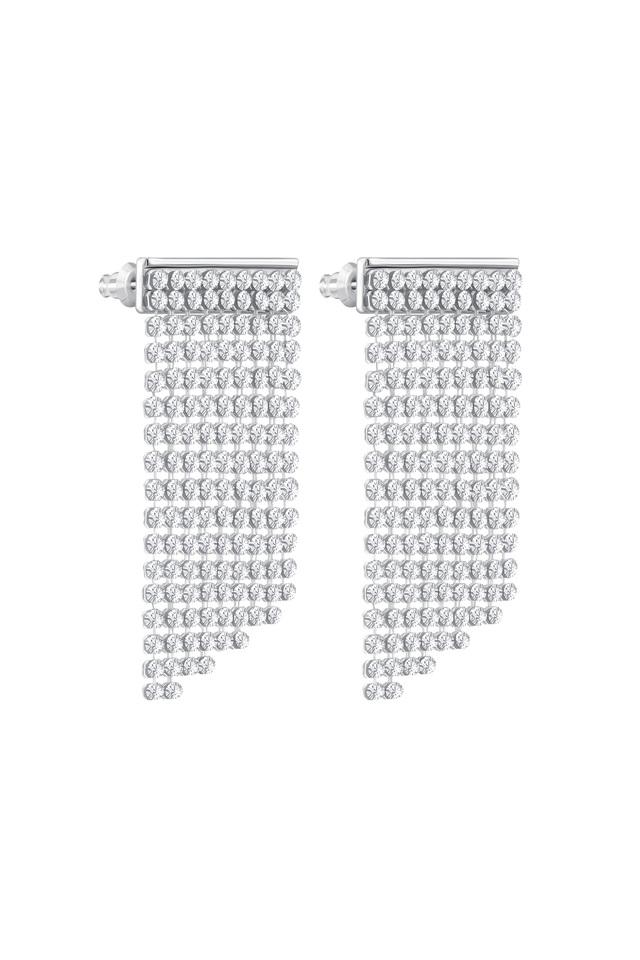 Swarovski fit earrings on sale black