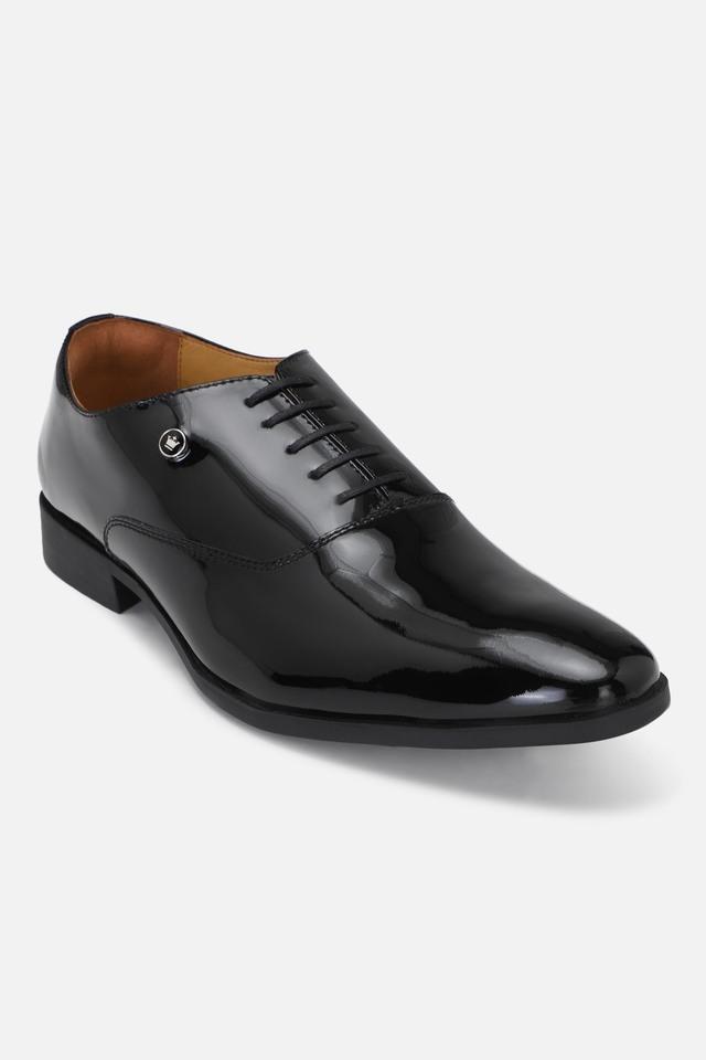 Mens shiny hot sale formal shoes