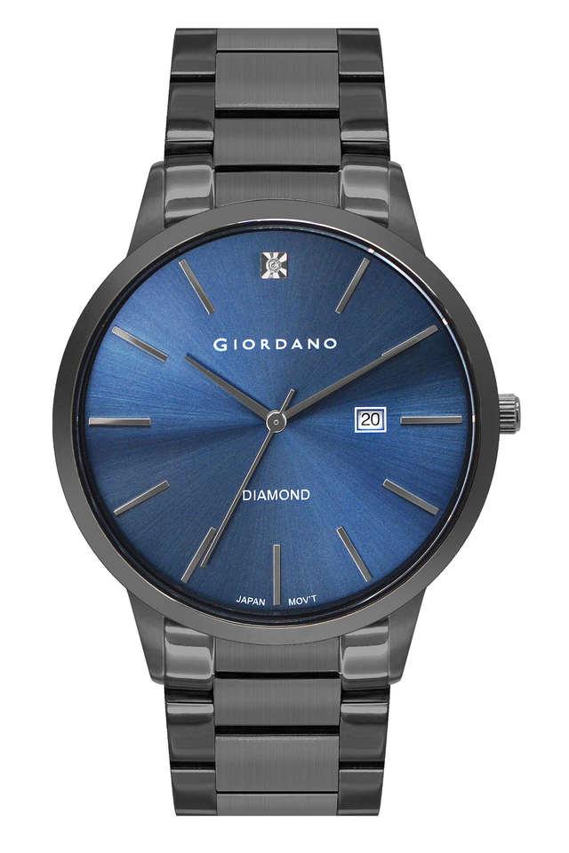 Buy GIORDANO 43 mm Royal Blue Dial Metal Analog Watch For Men GZ 50101 33 Shoppers Stop