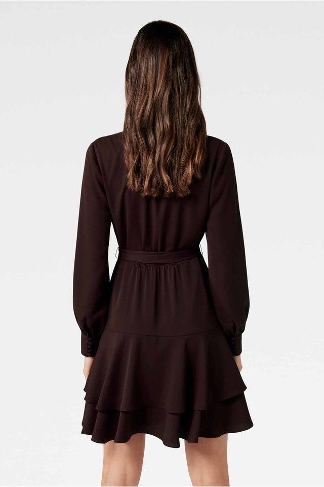 Forever new burgundy clearance dress