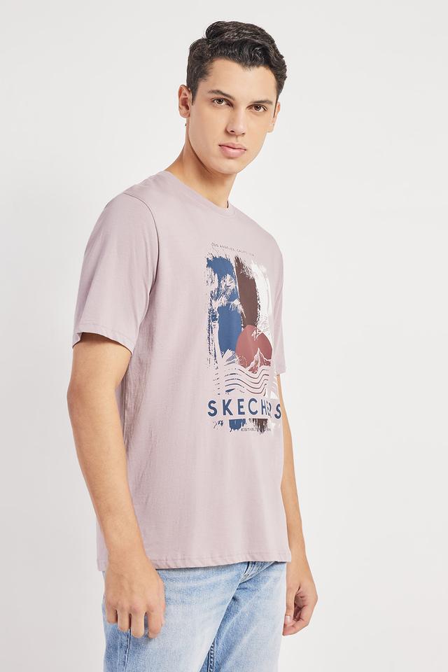 SKECHERS Purple T-Shirts