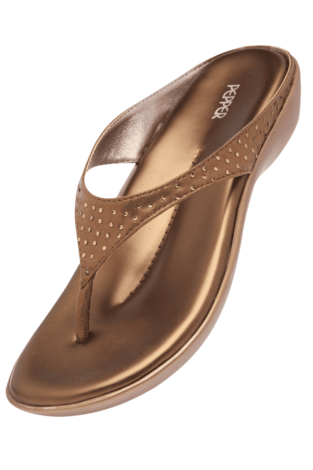 Fancy wedge hot sale flip flops