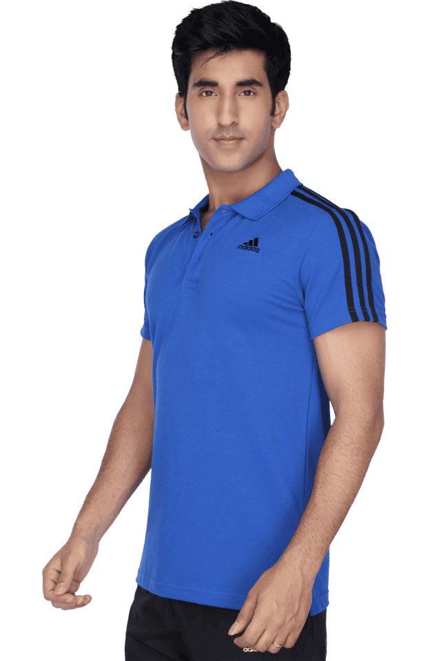 Adidas sports t shirts with cheap collar for men