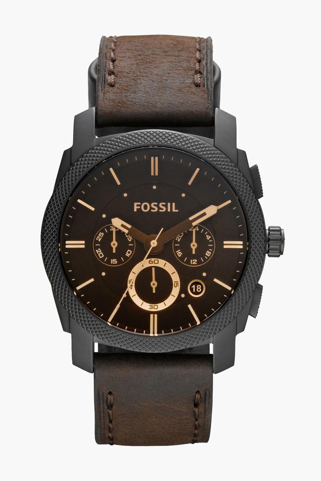 Buy FOSSIL Mens Chronograph Leather Watch FS4656I Shoppers Stop