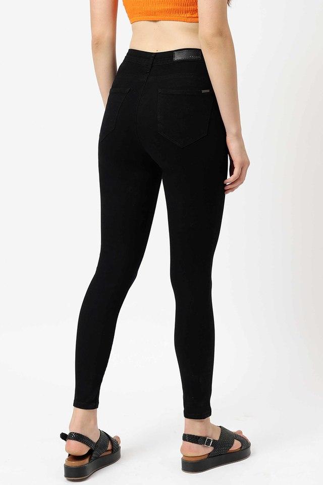 Black 2025 ankle jeggings