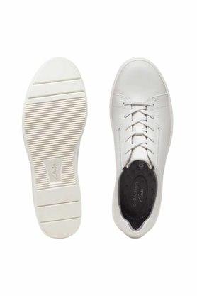 Clarks ladies white on sale shoes