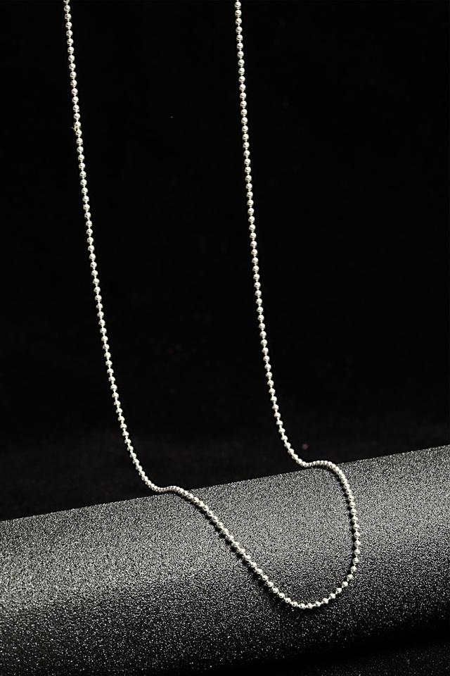 Nike Sterling Silver Ball Chain Necklace 