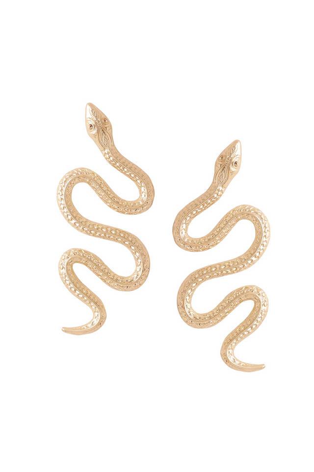 0.96 Carat Total Weight Diamond Snake Earrings (Yellow Gold) — Shreve,  Crump & Low