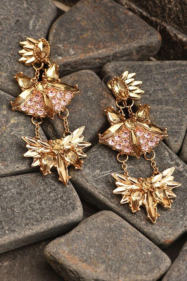 Pipa Bella by Nykaa Fashion Earrings : Buy Pipa Bella by Nykaa Fashion Rose  Gold Intricate Skirt Earrings Online | Nykaa Fashion.