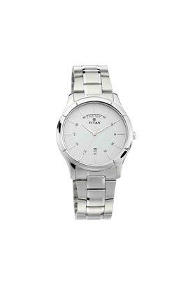 Buy TITAN Mens NEO III White Dial Stainless Steel Analogue Watch