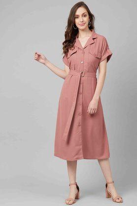 Casual dress 2024 with collar