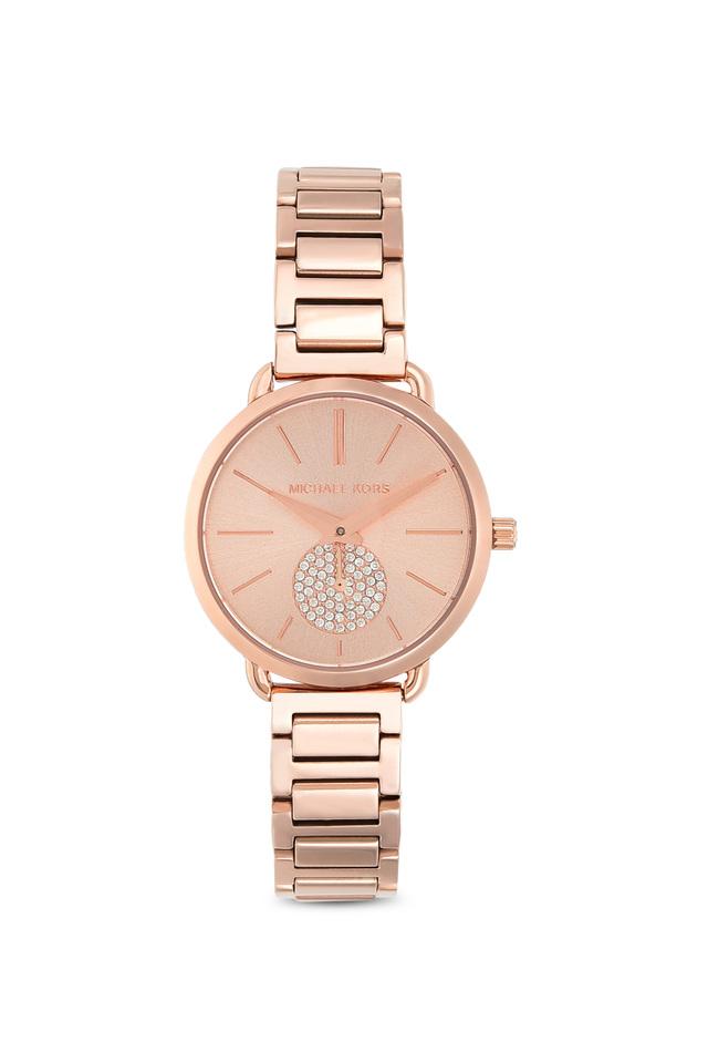 Michael kors portia rose gold outlet watch