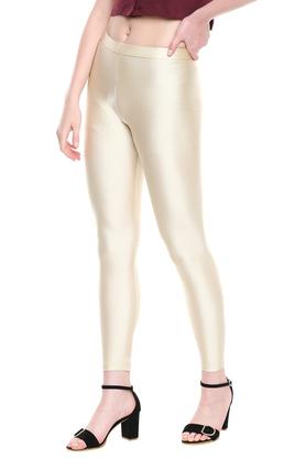 Buy GO COLORS Womens Shimmer Leggings