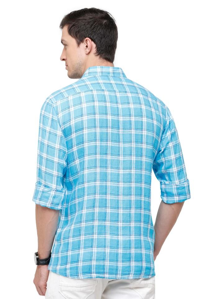 LINEN CLUB -  Blue Casual Shirts - Main