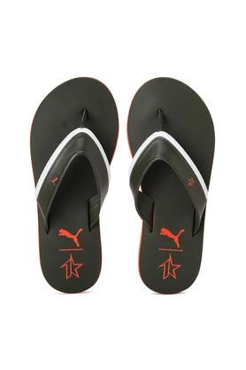 Puma best sale green slippers