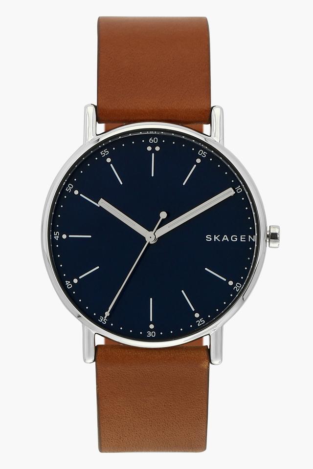 Skagen mens blue face watch sale