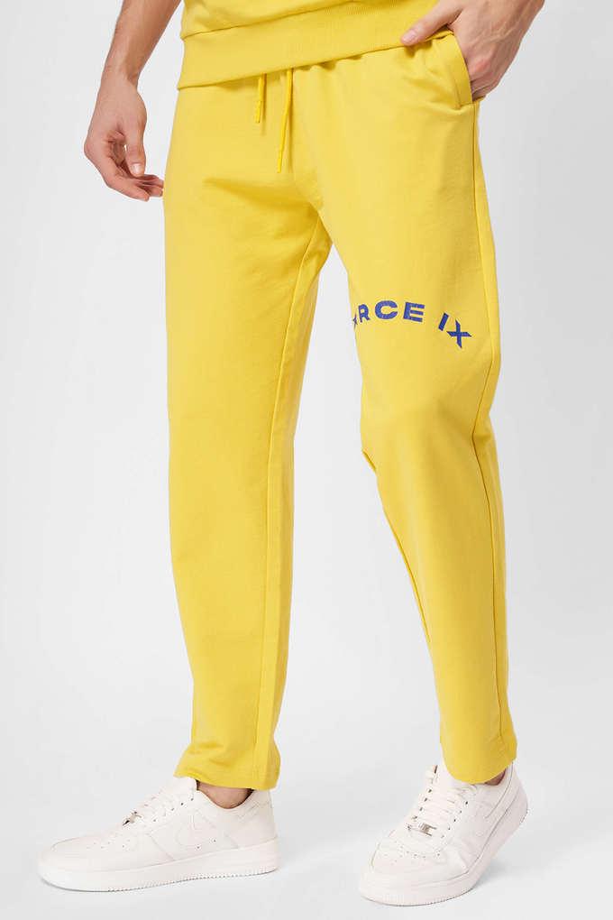 Mens yellow track discount pants