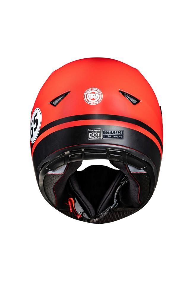 Royal enfield hot sale helmet red