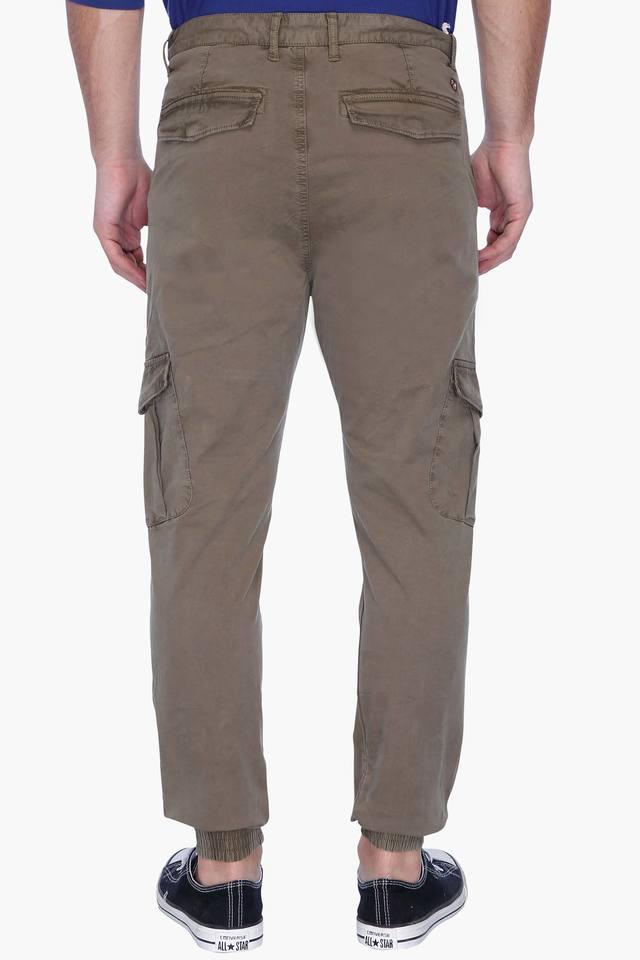 Buy US Polo Assn Olive Green Slim Fit Cargo Trousers  Trousers for Men  774948  Myntra