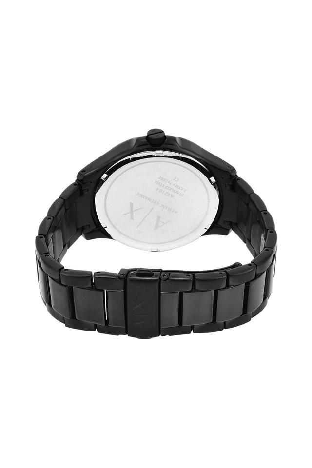 Buy ARMANI EXCHANGE Mens Hampton Black Dial Stainless Steel Analogue Watch AX2104 Shoppers Stop