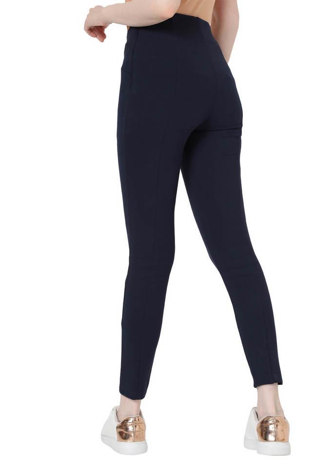 Buy VERO MODA Solid Full Length Rayon Women's Legging