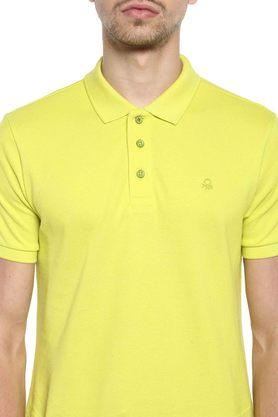 UNITED COLORS OF BENETTON - Lemon T-Shirts & Polos - 4