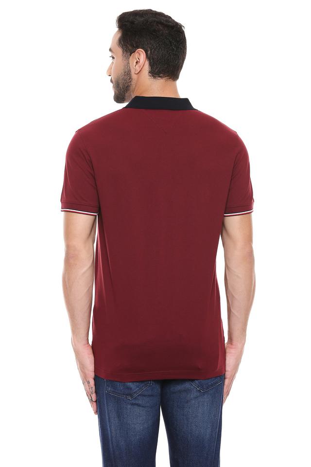 T shirt cheap rouge tommy hilfiger