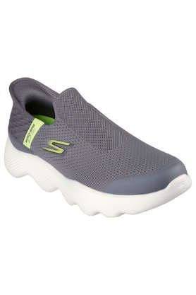 Buy SKECHERS Grey Go Walk Massage Fit Current Synthetic Mesh