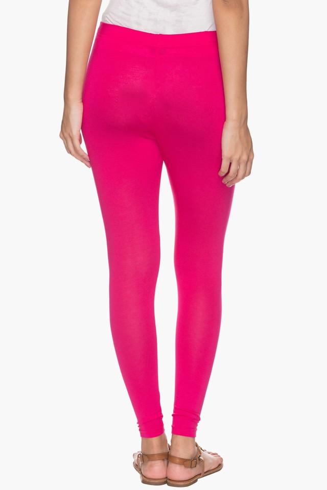 STOP -  Shocking Pink Leggings & Churidars - Main