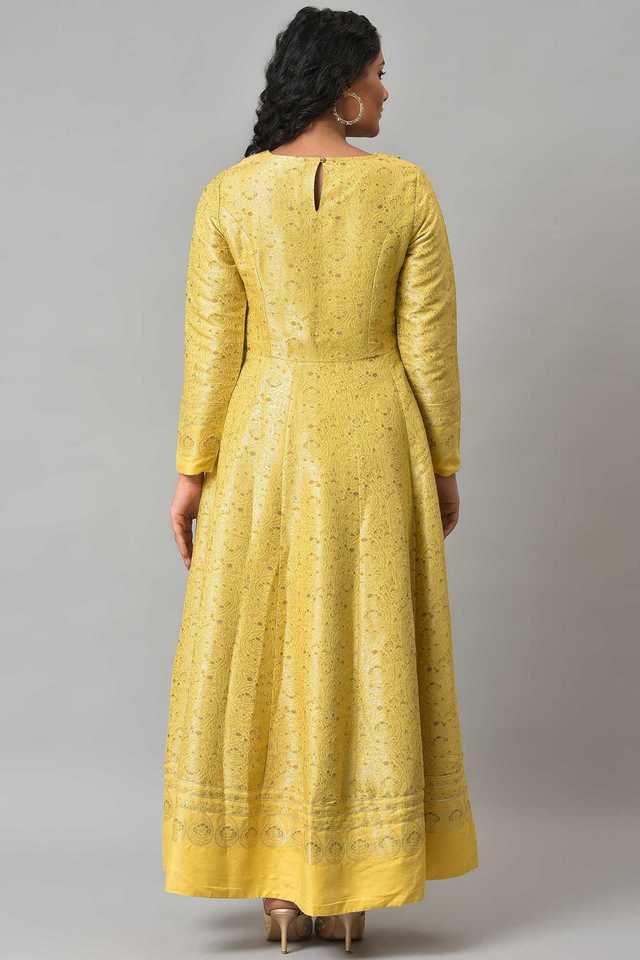 Yellow on sale paisley dress