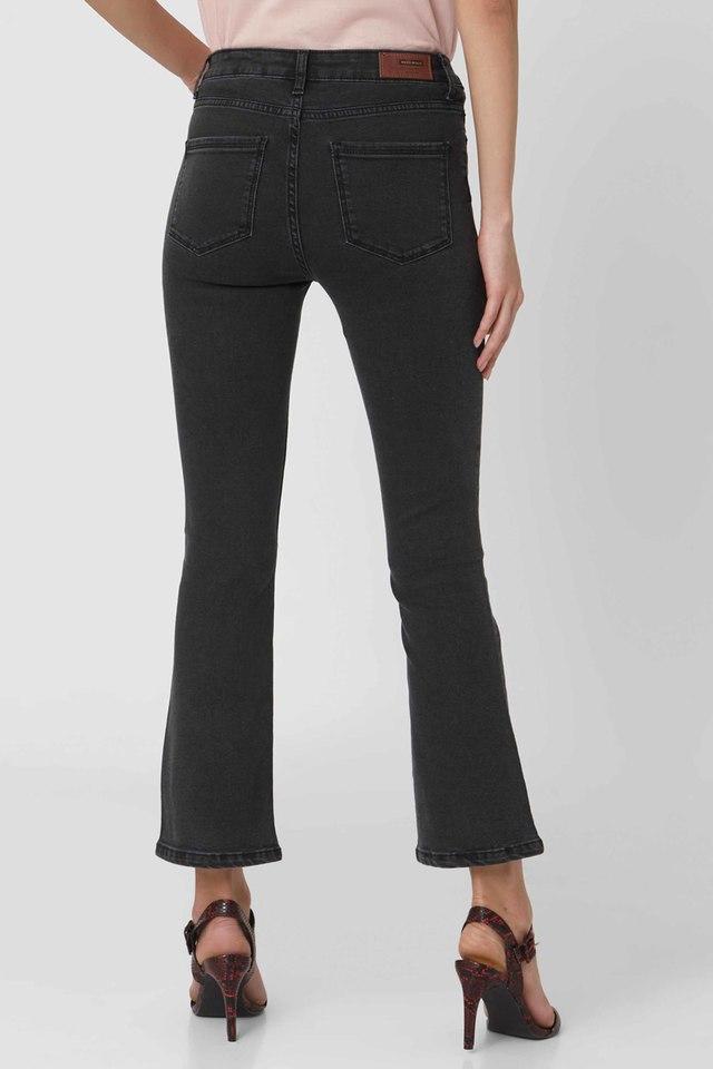 Buy VERO MODA Grey Bootcut Regular Length Cotton Womens Jeans