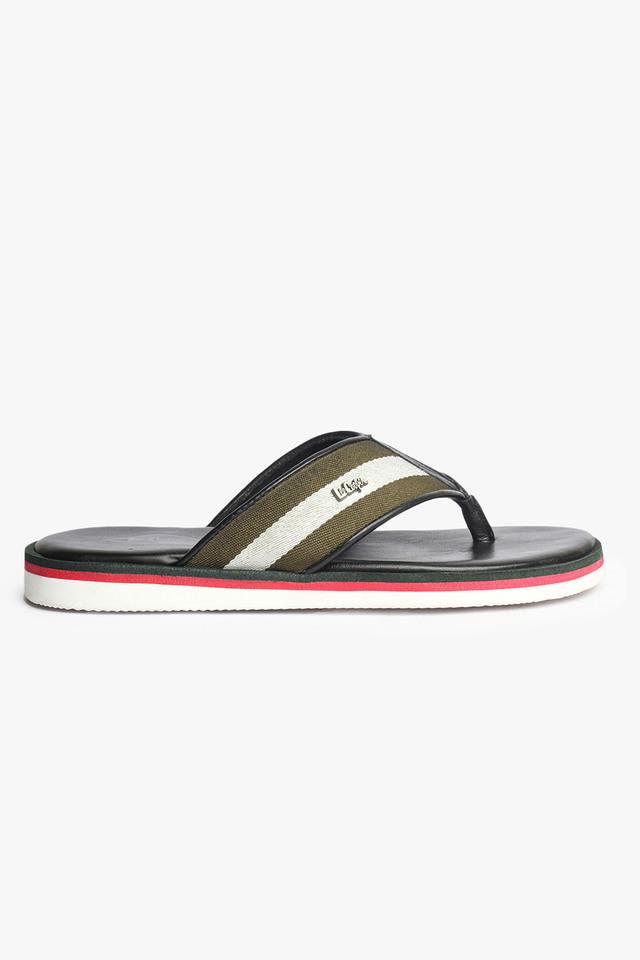 Lacoste flip flops discount green