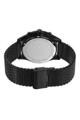 Michael kors men's slim runway black stainless steel watch cheap