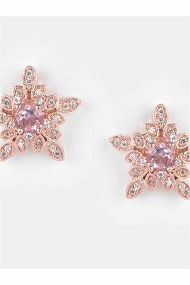 Rose gold hot sale starburst earrings