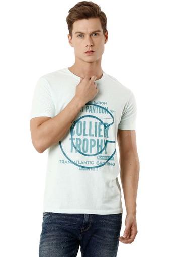 light green shirt with jeans