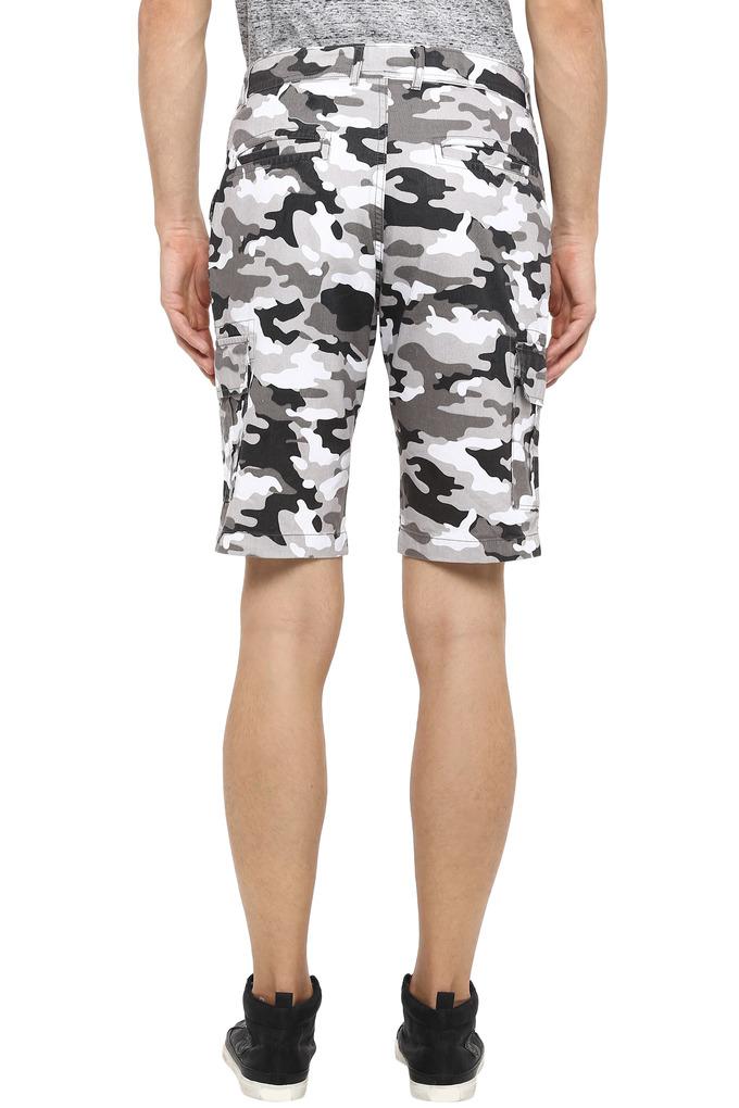 Buy LIFE Multi Mens 6 Pocket Camouflage Cargo Shorts Shoppers Stop