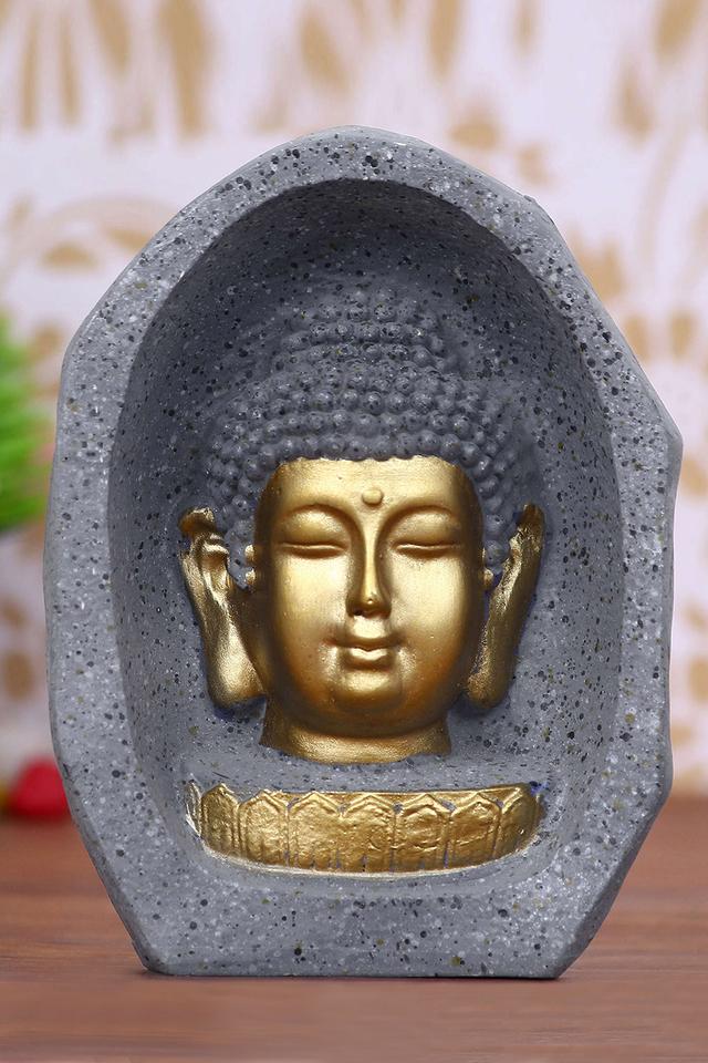 Buy ECRAFTINDIA Peaceful Lord Buddha Golden Statue Shoppers Stop