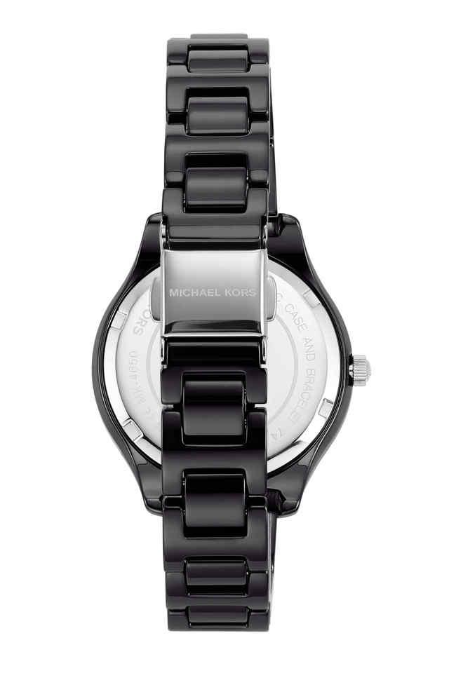 Michael kors black shop ceramic watch women's