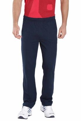 Buy JOCKEY Solid Cotton Blend Slim Fit Men's Track Pants