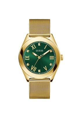 Buy GUESS Mens 43 mm Phoenix Green Dial Stainless Steel Analog Watch -  GW0456G3 | Shoppers Stop