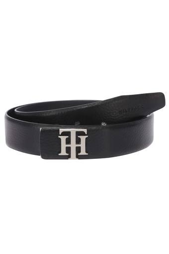 tommy hilfiger men's black belt