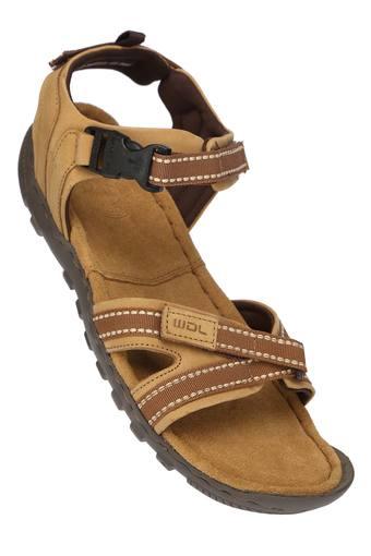 woodland men's camel sandals