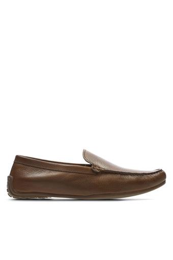 clarks mens leather loafers
